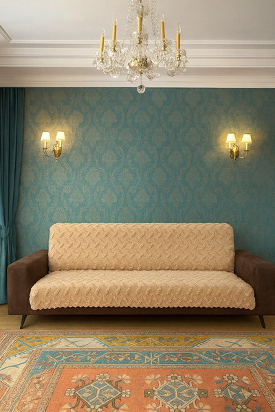 LUNGA VİTA Husa de scaun de lux anti-alunecare in stil boem 175x220 Husa de s...