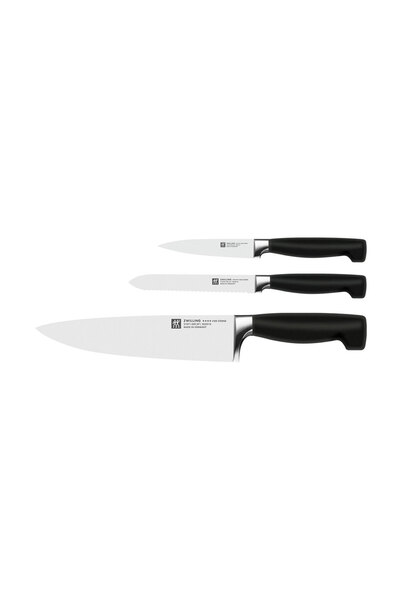 ZWILLING Four Star Bıçak Seti Siyah 3 Parça