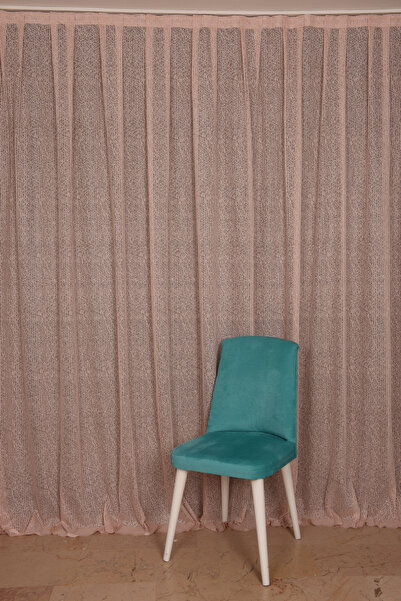 AKÇA TEKSTİL ΡΙΓΕΛΕΤΟ ΜΟΝΤΕΛΟ ΧΡΩΜΑ ΠΟΥΔΡΑΣ ΜΟΝΟΦΥΛΑΚΤΟ Έτοιμη πλισέ κουρτίνα...