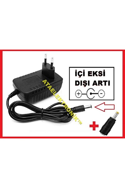 ATAELEKTRONİK محول دواسة التحكم 9 فولت 2 أو 3 أمبير يتم شحنه (الإطار داخلي عك...