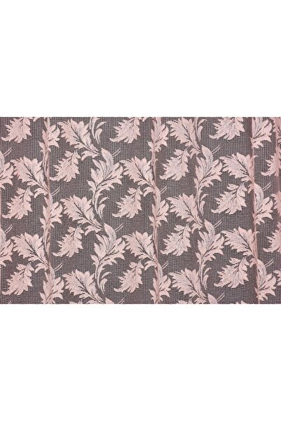 AKÇA TEKSTİL Модел  "Листо " Цвят  "Пудра " Еднокрилна Готова плисирана завес...