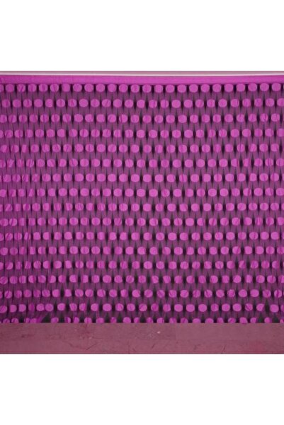 AKÇA TEKSTİL BÜYÜK PUANLI MODEL FUŞYA RENK İP PERDE HAZIR İP PERDE 300*280
