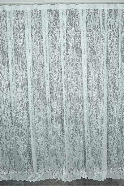 AKÇA TEKSTİL ΣΧΕΔΙΟ ΔΕΝΤΡΟΥ ΛΕΥΚΟ ΧΡΩΜΑ ΜΟΝΟ ΦΛΑΝΤΙΣΤΙΚΟ Πλισέ κουρτίνα φόντο...