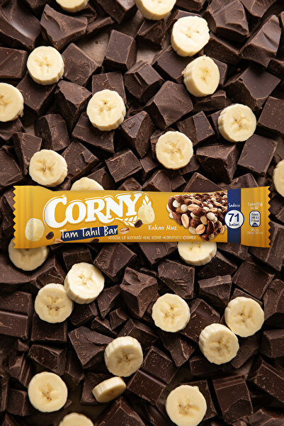 CORNY Tahıl Bar Kakao ve Muz 20 g x 12 Adet