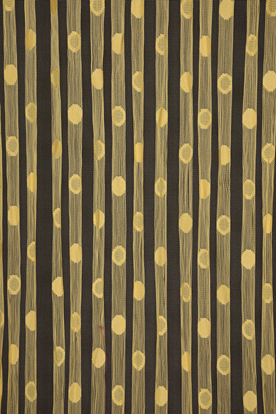 AKÇA TEKSTİL KÜÇÜK PUANLI MODEL CİVCİV SARISI RENK HAZIR İP PERDE 300*270 cm