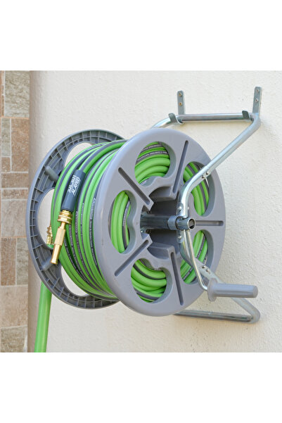 ALAYED بكرة ماء بلاستيك مع لي للري والحدائق - 40 متر - 3/4 بوصة من العايد