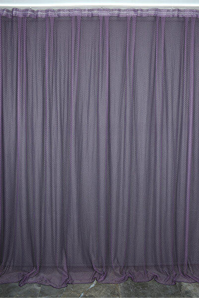 AKÇA TEKSTİL ΜΟΝΤΕΛΟ ΜΠΑΚΛΑΒΑ ΜΩΒ ΧΡΩΜΑ ΜΟΝΟΦΛΑΓΚΙ Προετοιμασμένη κουρτίνα με...