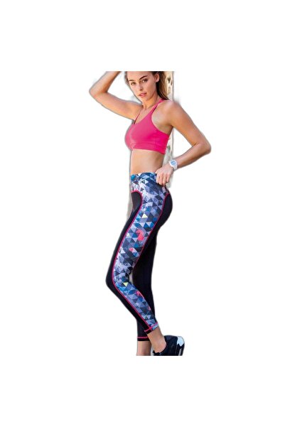 Yeni İnci Легінси спортивні T138 з посиленою талією (йога-фітнес-пілатес-біг)...