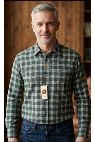 Grand Star ΚΛΑΣΙΚΟ ΧΕΙΜΕΡΙΝΟ ΑΝΔΡΙΚΟ ΠΟΥΚΑΜΙΣΟ ΜΑΚΡΥΜΑΝΙΚΟ ΜΑΝΤΟ 100% ΜΑΛΛΙΟ ...