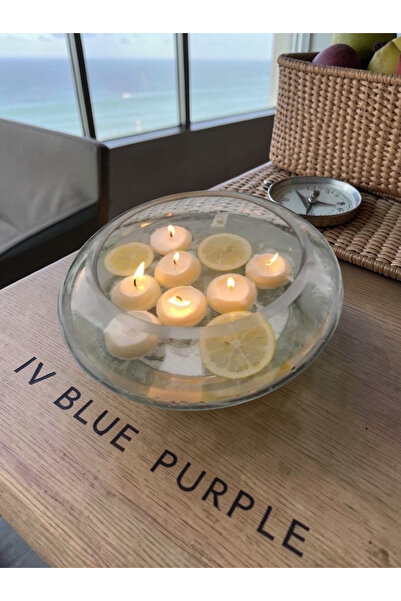 Genel Markalar İv Blue Purple Homedecor 12li Beyaz Citronella ve Lavanta Sine...