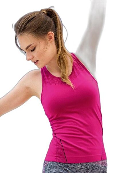 Yeni İnci Gri Vişne Kadın Sporcu Tayt Takım YNCS213-S201