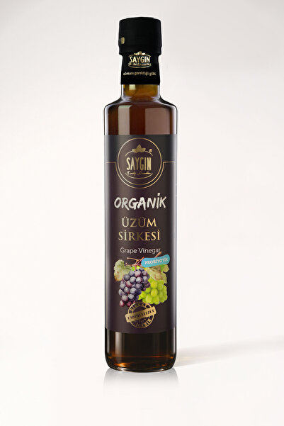 Saygın Organik Üzüm Sirkesi 500 Ml