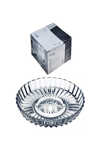 Paşabahçe طبق شاي كريستالين من بيكوز، 6 قطع، بنمط خطوط، أورجين. في صندوق.