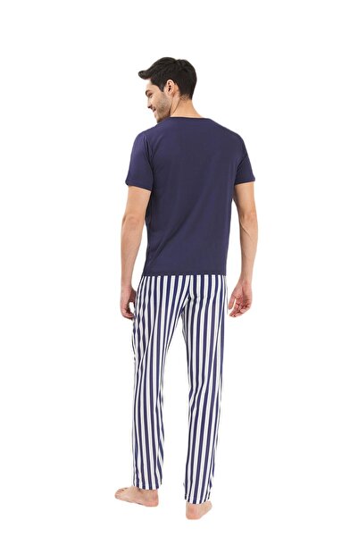 Yeni İnci ΑΝΔΡΙΚΟ ΣΕΤ ΠΙΤΖΑΜΑΣ ΜΕ ΜΙΣΟ ΜΑΝΙΚΙ EPJ840