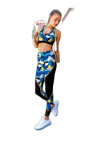 Yeni İnci T134 (ЙОГА-ФІТНЕС-ПІЛАТЕС-БІГ) СПОРТИВНІ ЛЕГІНСИ З ОДНИМ НИЖНІМ ДНОМ