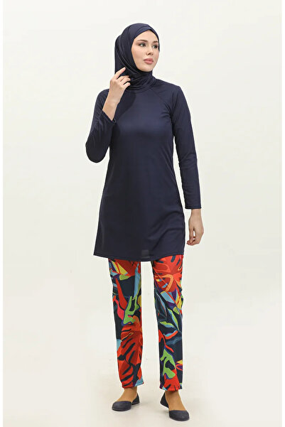 sefamerve Neva Desen 4-częściowy strój kąpielowy z zakrytymi ramionami 2401-0...