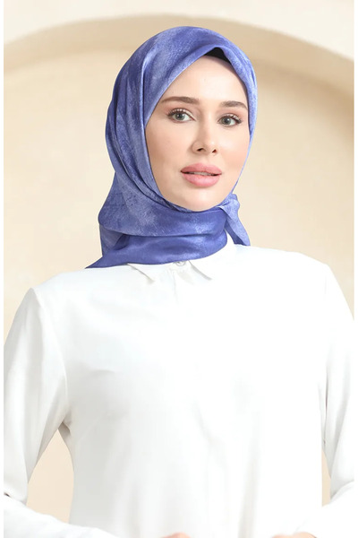 sefamerve 19095-10 Модель Темно-фіолетовий кришталевий шарф