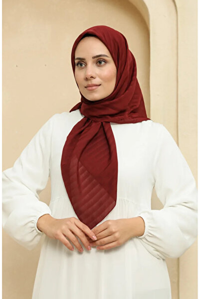 sefamerve Κασκόλ σιφόν μπορντό 2015-21