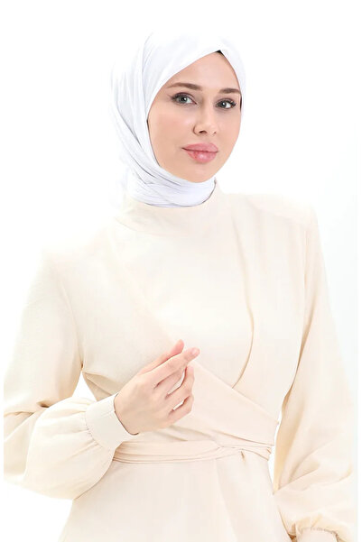 sefamerve Pamuklu Soft Eşarp 70282-25 Beyaz