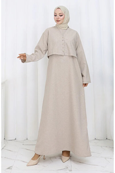 sefamerve Σετ δύο τεμαχίων μπουφάν και καμπαρντίνα 2155-12 Mink