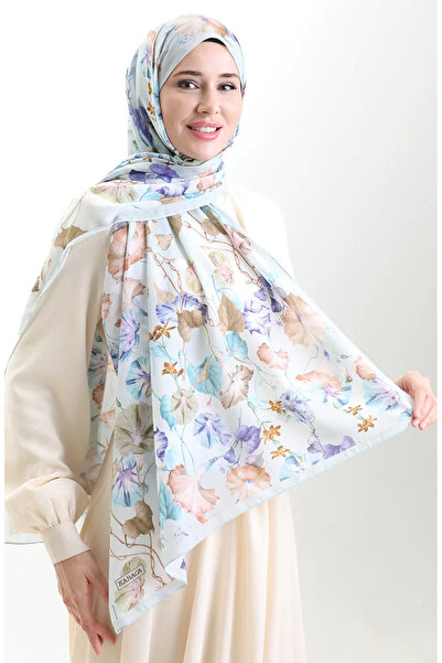 sefamerve Σάλι από βαμβάκι Karaca 82006-07 Baby Blue Purple