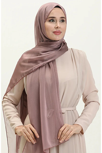 sefamerve Σάλι σιφόν αποξηραμένο τριαντάφυλλο Aymina Janjan 7586-06