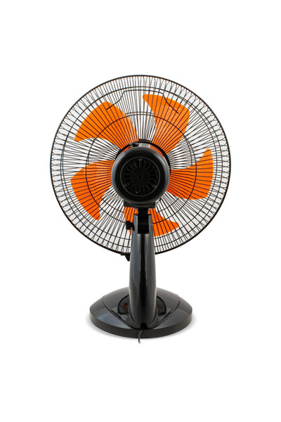 Electromures Ventilator de birou EM 2002, Putere 40W, 3 viteze, Oscilație 90° dreapta-stânga, Diametru 30cm, Negru