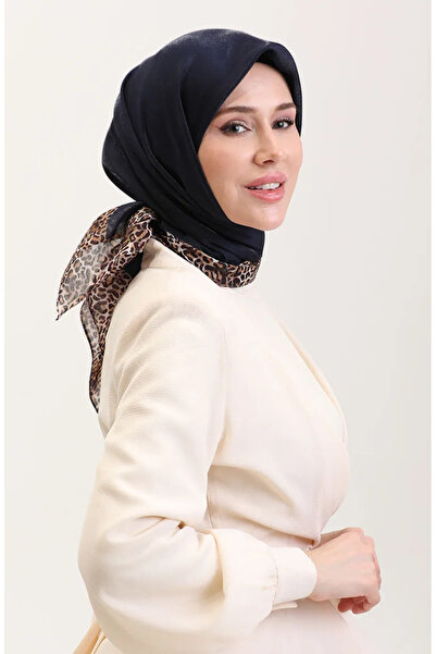 sefamerve Ethnic κεχριμπαρένιο κασκόλ 70292-01 Ναυτικό μπλε