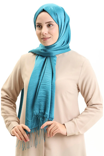 sefamerve Shiny Turquoise Evening Dress Shawl 2006-05