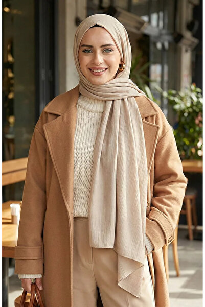 sefamerve Karaca Armül Şal 81076-13 Bej