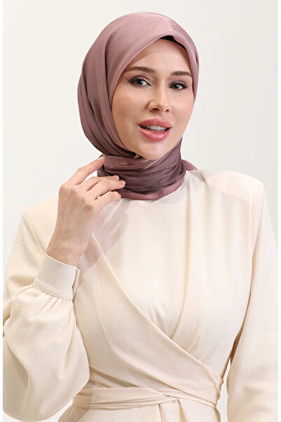 sefamerve Κεχριμπαρένιο Κασκόλ 70273-08 Σκούρο Καφέ