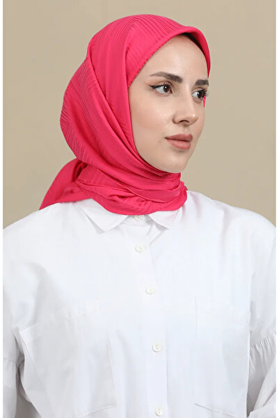 sefamerve Фуксія жакардова хустка - 90168-02