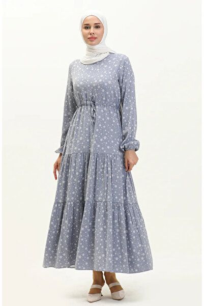 sefamerve Φόρεμα με μπλε σχέδιο - 81802-02