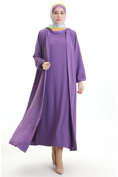 sefamerve Set Abaya Nobil 0336-09 Mov