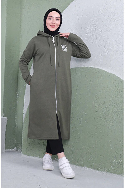 sefamerve Αθλητικό καπέλο με κουκούλα 3081-04 Χακί