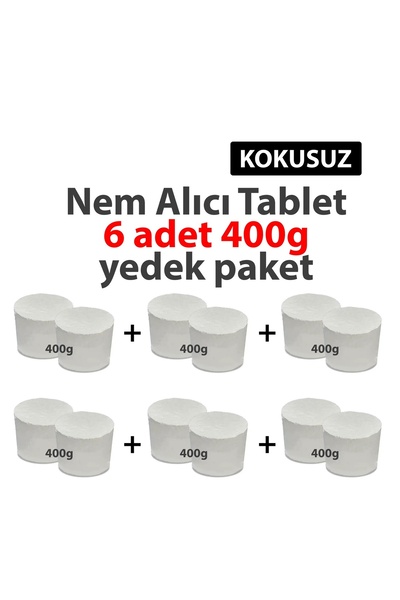 Miss Flora MissFlora Nem Alıcı Yedek Tablet Lavanta 6x400g Rutubet Küf Önleyici