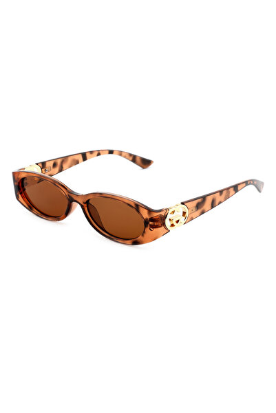 Ticarto Women's Oval Leopard Sunglasses Tctga002304G0302