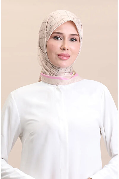 sefamerve Бежевий кавовий шарф Soft Pamuk - 19091-07