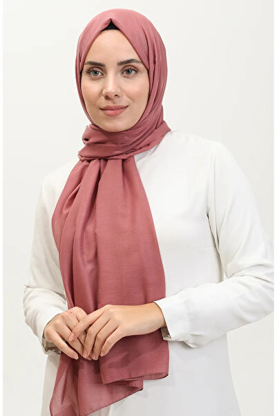 sefamerve Madame Mary Soft Şal 19084-18 Gül Kurusu