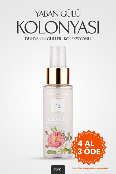 Ab-ı Gül Yaban Gülü Kolonyası 75 ML | Wild Rose Eau De Cologne - World of Roses