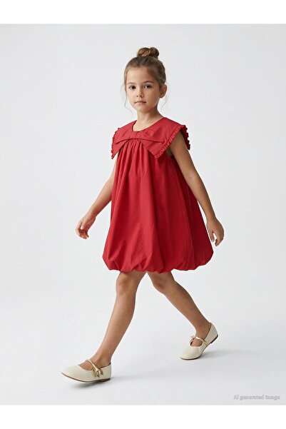 Civil Girls Φόρεμα Balon για 4-9 ετών - Κόκκινο