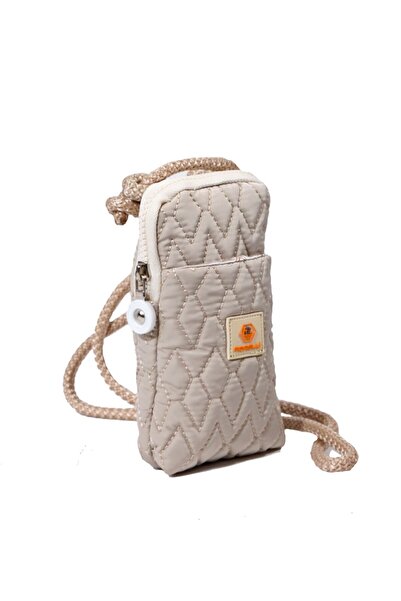 Forelli Bej Renk Postacı Çanta Ve Telefonluk