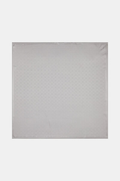 Vakko GÜMÜŞ MONOGRAM FASONE EŞARP