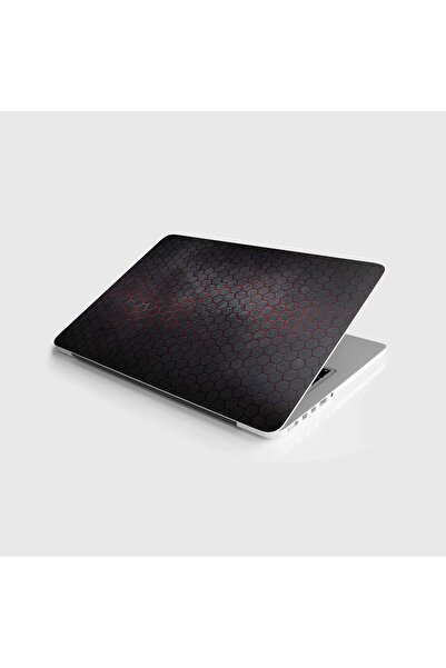 StickerArt Laptop Sticker Notebook Pc Kaplama Etiketi Altıgen Karbon