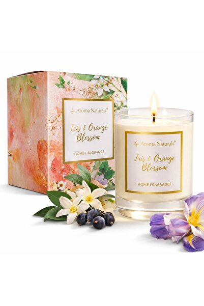 Aroma Naturals Scented Candle, Iris & Orange Blossom