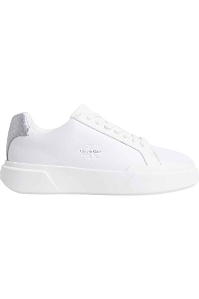 Calvin Klein ΧΟΝΤΡΗ ΣΟΛΑ ΤΥΠΟΥ CUPSOLE ΜΕ ΔΕΡΜΑ