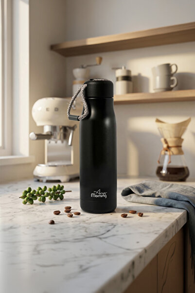 Any Morning 600 ml Paslanmaz Çelik Termos, Çift Katmanlı, Sızdırmaz Kapaklı, ...