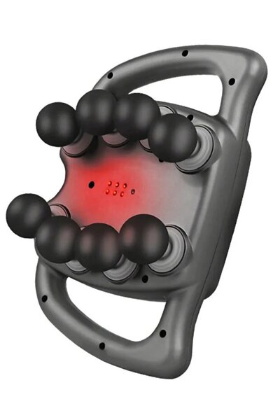 EN SİGA Isıtmalı Çok Başlıklı Elektrikli Masaj Aleti Taşınabilir Boyun Omuz S...