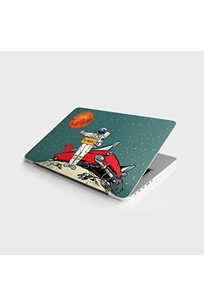 StickerArt Laptop Sticker Bilgisayar Notebook Pc Kaplama Etiketi To Mars