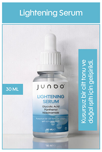 Lightening Serum 30ml | Niacinamide + Deniz Yosunu + Glycolic Acid + Cadı Fındığı | Işıltı Leke Karşıtı